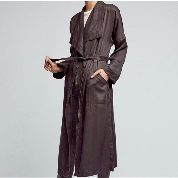 ANTHROPOLOGIE Hei Hei Trapunto Robe Coat - Picture 4 of 7